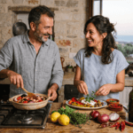 Andrea Vella and His Wife Arianna on What Greek Island Cooking Shares with Calabrian Tradition